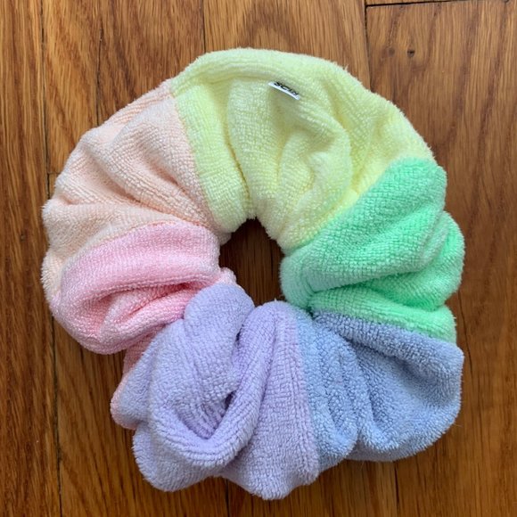 Stoney Clover Lane Rainbow Oversized Terry Scrunchie NEW